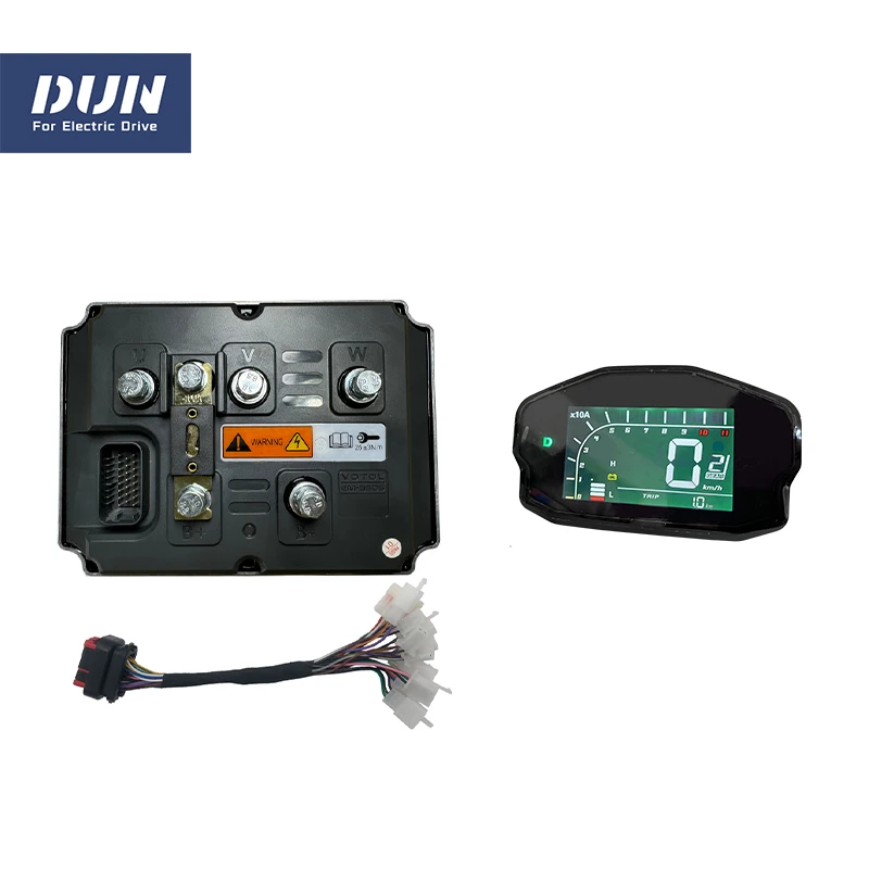 

VOTOL EM350S 10KW-12KW Peak 1300A Programmable Brushless DC Controller With DKD Display For QS In-Wheel PMSM Hub/Mid-Drive Motor
