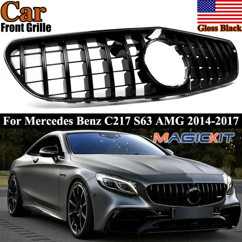 

Panamericana GT AMG Look Grille For MERCEDES S CLASS W217 C217 S63 S65 2014-2017
