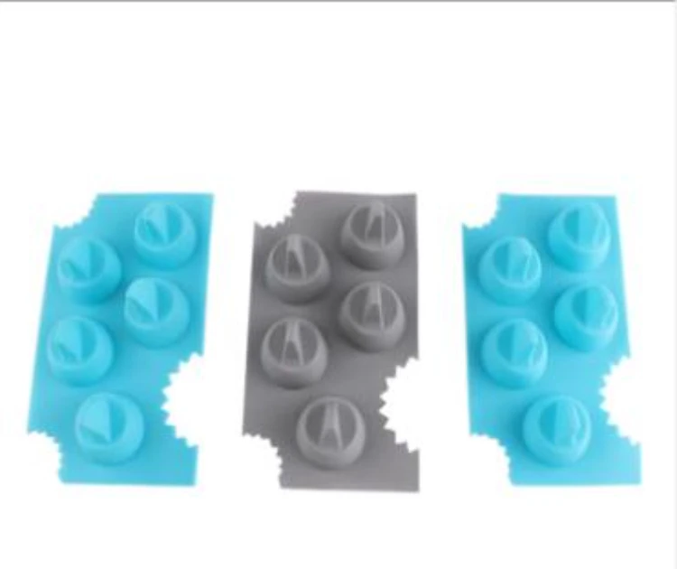 

100pcs/lot Ice Tray Cool Shark Fin Shape Ice Cube Tray Sharkfin Ice Mold Maker Mould