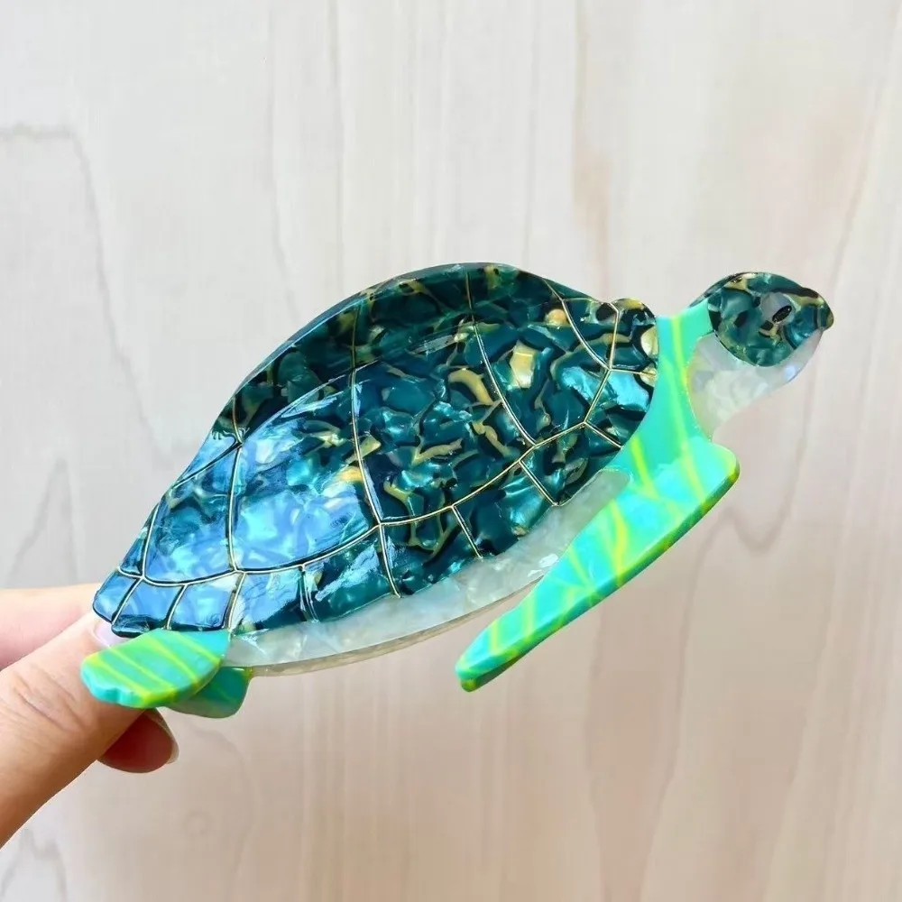 

Заколка для волос серии Ocean, заколка для волос ручной работы из ацетата, простой дизайн, легкие аксессуары для волос, женские аксессуары