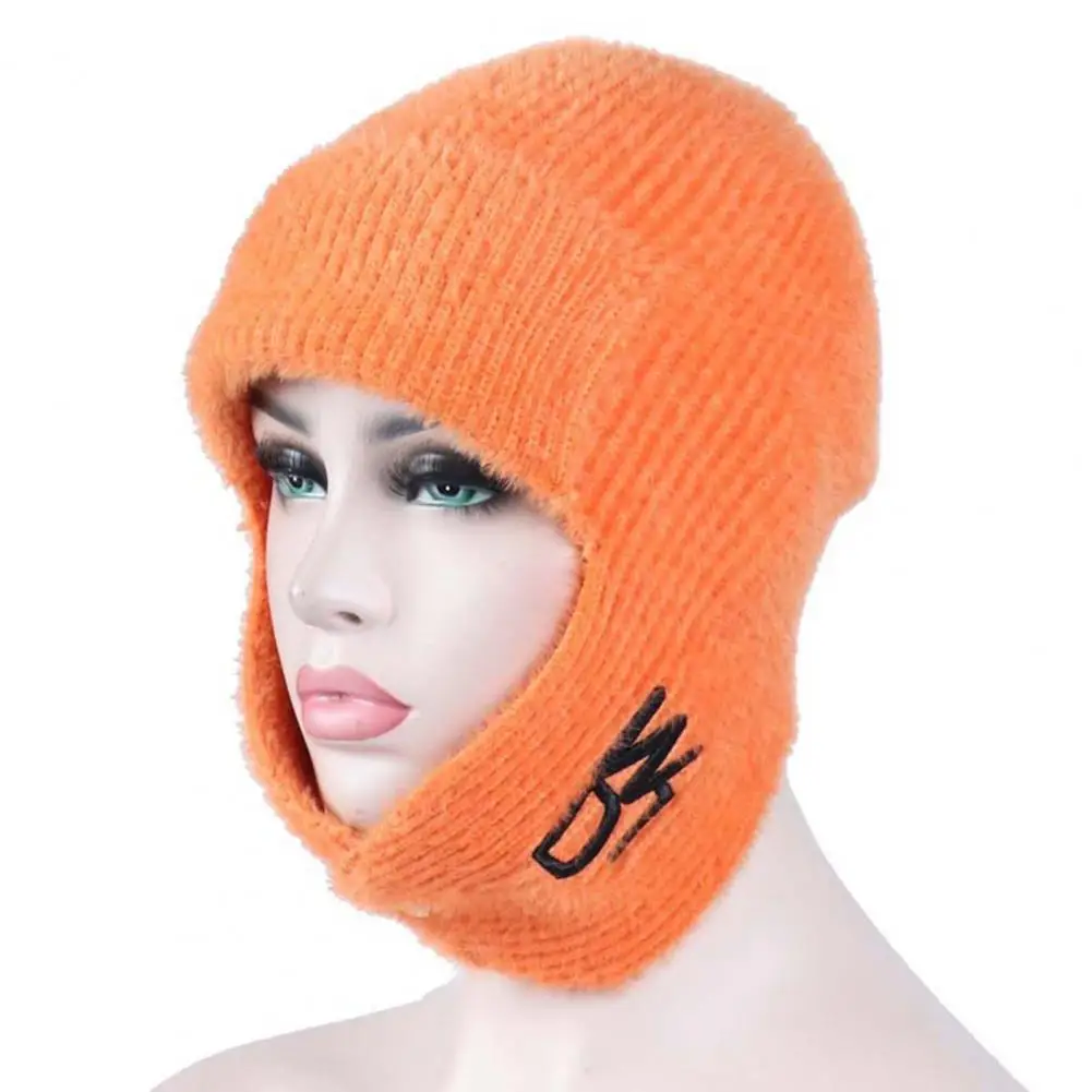 Snow Knit Cap Fashionable Imitated Cashmere Winter Warm Knit Hat Fleeced Lining Winter Warm Knit Hat for Women