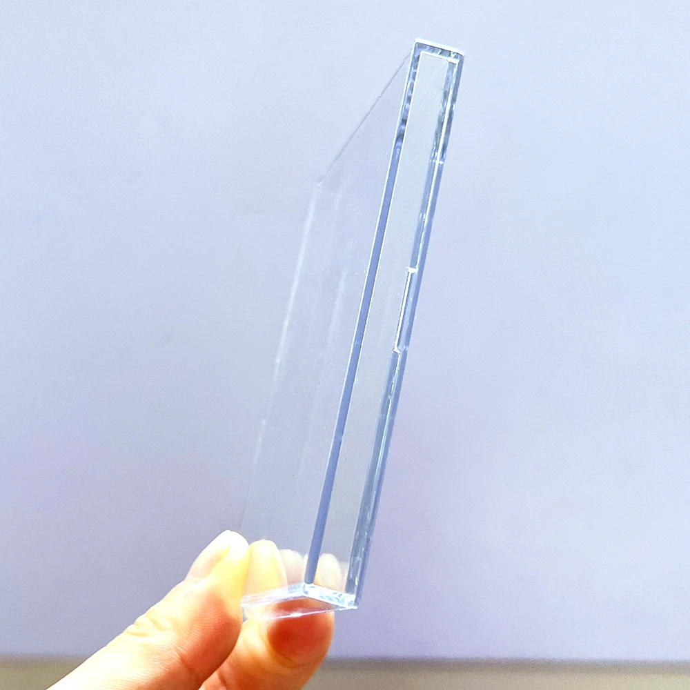 Transparent Thick Card Case Game Magic TCG Cards Box 10/25/50/100/150/200/250 Count Clear Card Storage Box Holds Standard Cards