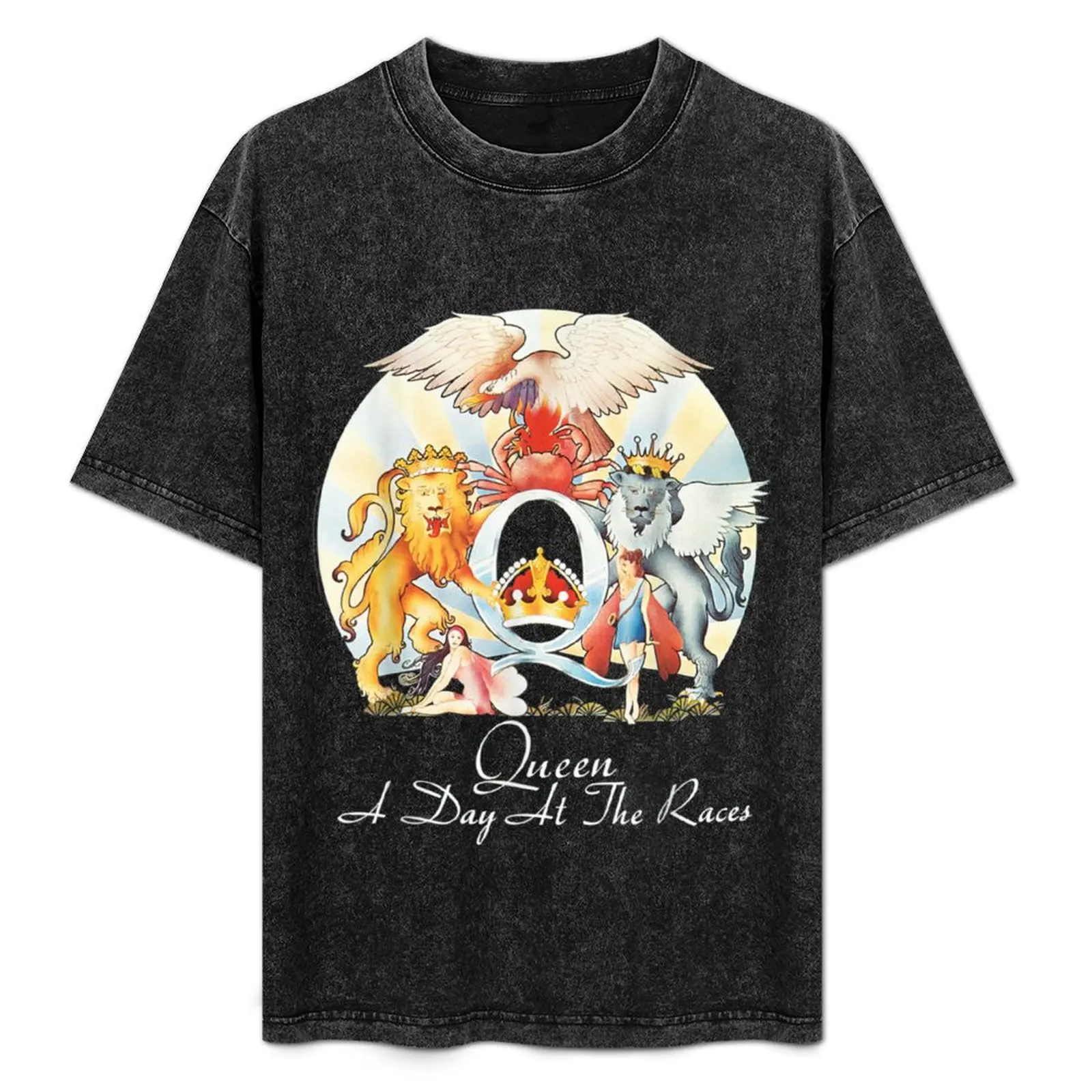Queen Official A Day At The Races T-Shirt shirts graphic blanks vintage t shirts summer clothes outfits for men
