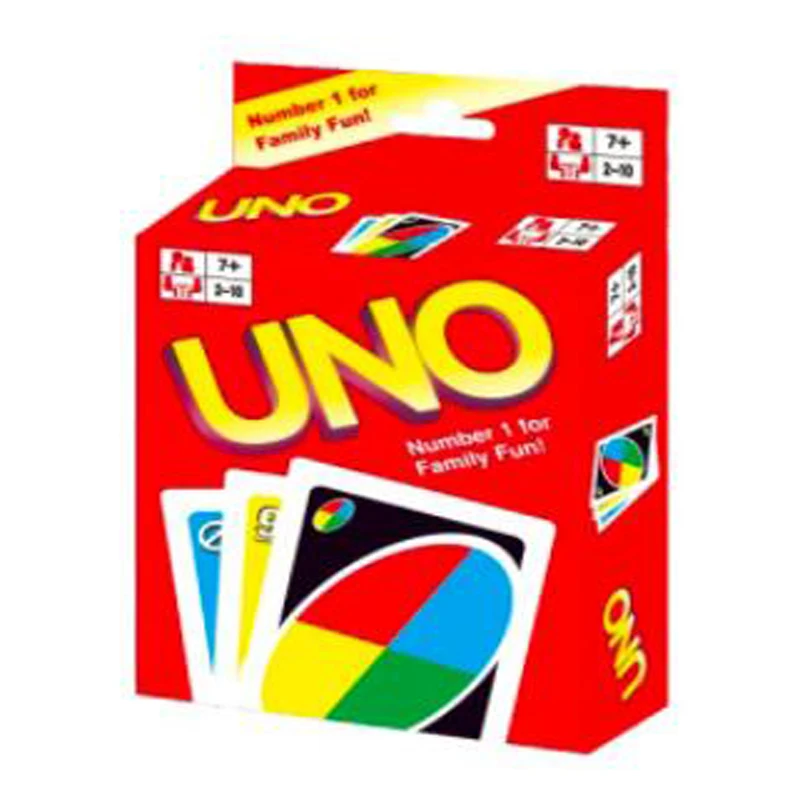 UNO FLIP! Games Family Funny Entertainment Board Game Fun Playing Cards Kids Toys Gift Box uno Card Game Children birthday gifts