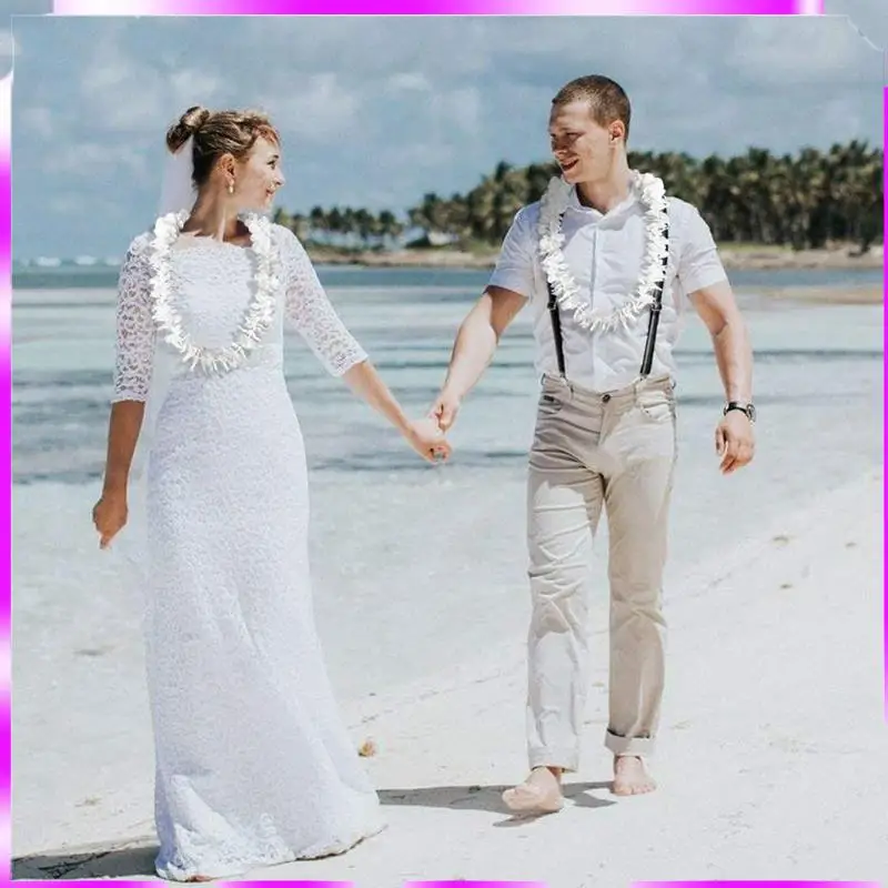 N98R 人工シルク藤つる吊り花ガーランドホーム屋外結婚式アーチ庭の壁の装飾、10 個パック (ホワイト)