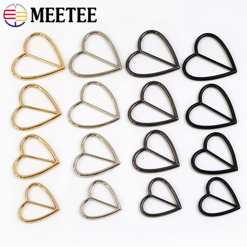 

5/10Pcs Metal Tri-Glide Buckles for Webbing Belt Sling 20-40mm Dog Collar Adjuster Slider Hook Ribbon Strap Hardware Accessories