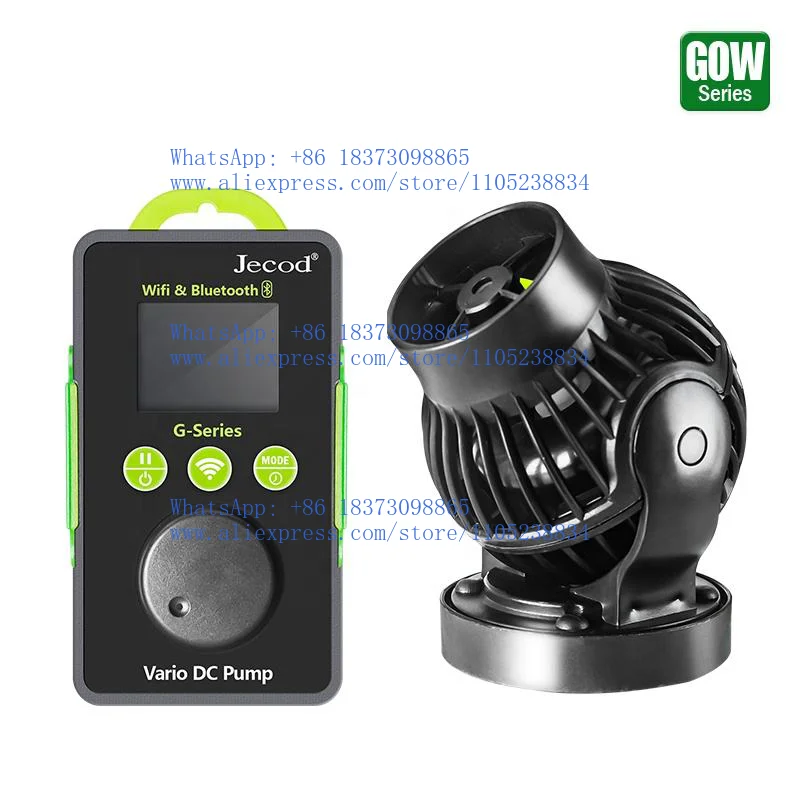 1pcs GOW Series Smart OTA Upgraded Vario Wave Maker Bottom Blow Wavemaker Pump BT WIFI for Freshwater Saltwater Aquarium