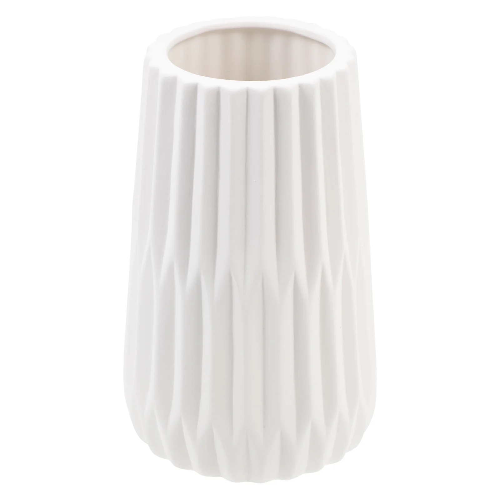 

1Pcs Simple Style Ceramic Vase Smooth Finish Flower Display Container for Living Room Bedroom Desk Decor Floral Vase Adornment