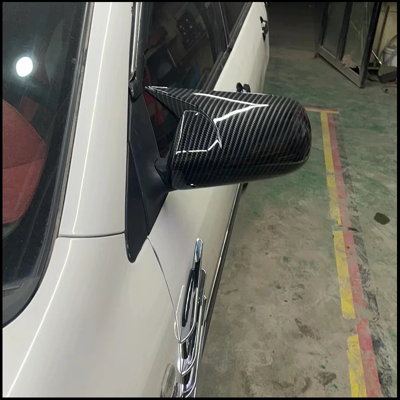 

Car Styling For Toyota Corolla 2009-2013 Side Rearview Mirror Cover Caps Trim With OX Horn Decorative Frame Auto Accessories