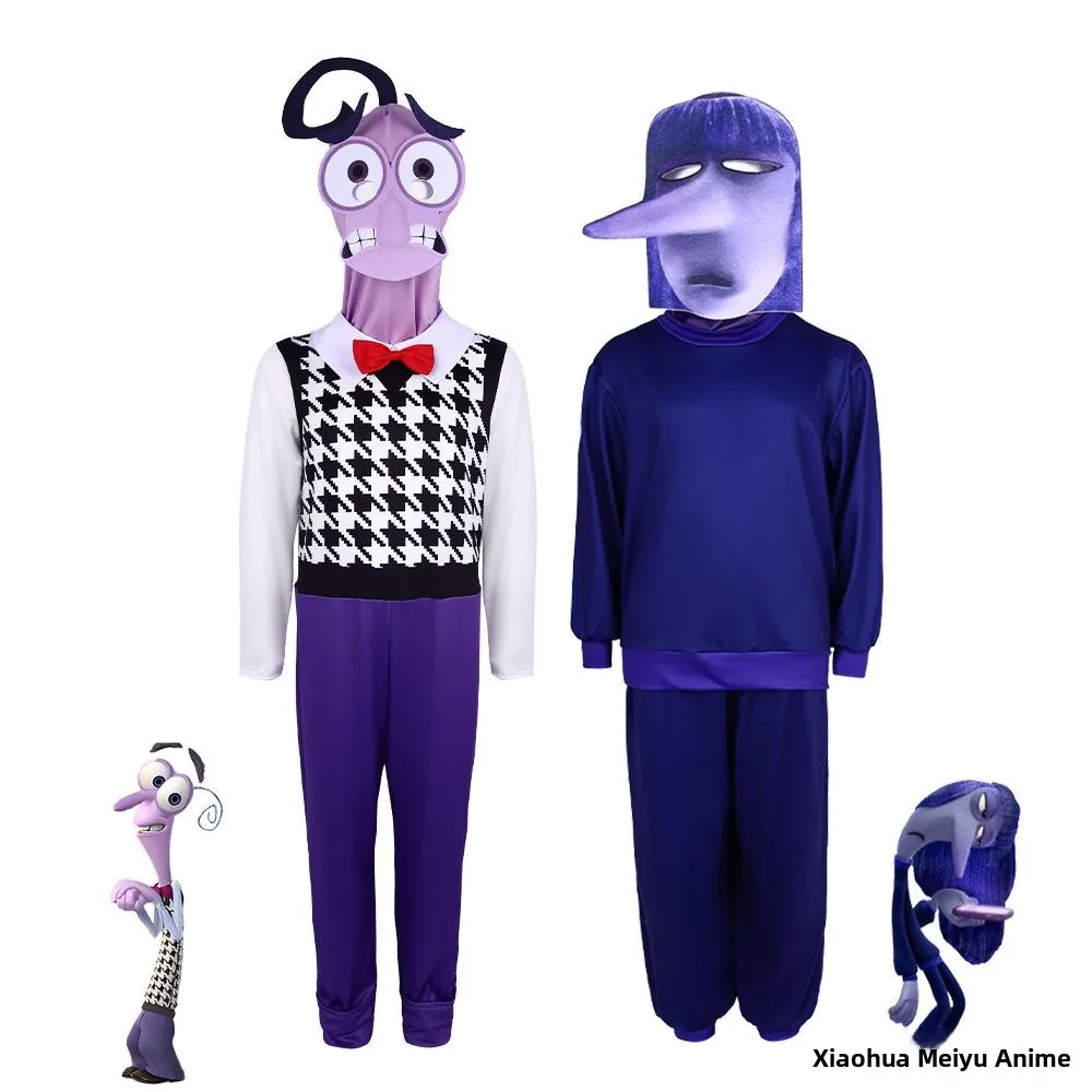 Inside Out2 Joy Cosplay Kostüm Halloween Performance Kleidung Mind Police Role-Plang Outfit Damen Traditionelle Chinesische Cos...