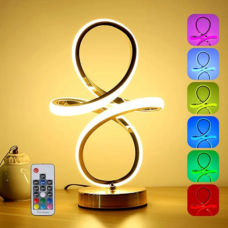 

Modern LED Table Lamp 5V USB RGB Desk Lamp/Night Lamp For Living Room And Bedroom, Decorative Reading And Eye-Protecting Lamp