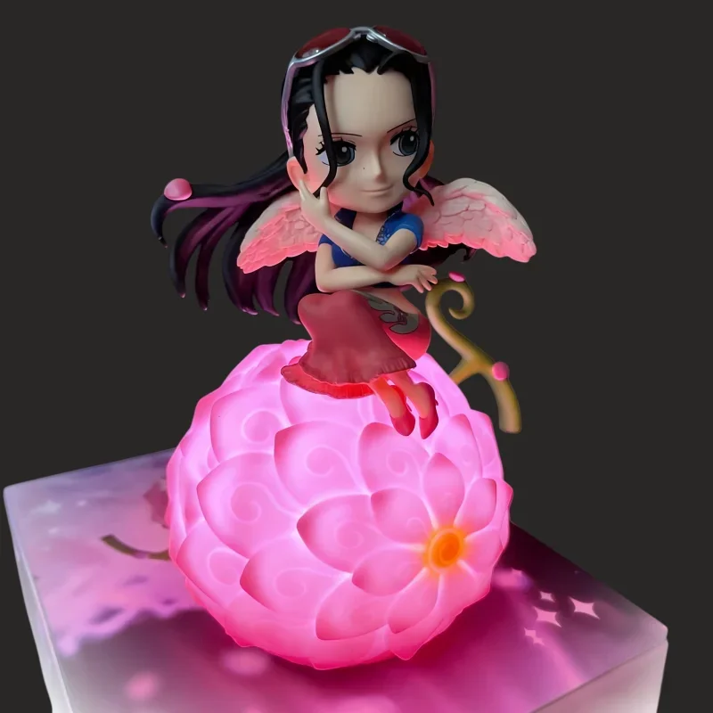 Hot Anime One Piece Teufel Obst Robin Ace Luffy Nico Nachtlicht Figur Modell Figur Desktop Ornament Trendy Spielzeug Geburtstag Geschenke