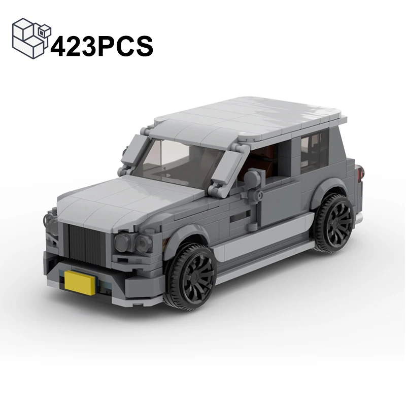 MOC Bentayga SUV Sports Car Building Blocks Speed Racing Vehicle Assemble Bricks Collection Assemble Toys Gifts For Boys Kids