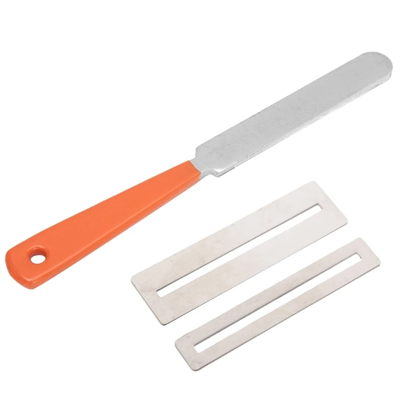 

Stainless Steel Guitar Fret Files with Protective Gasket Guitar Grinding Tool Guitar Repairing & Luthier Tool Durable