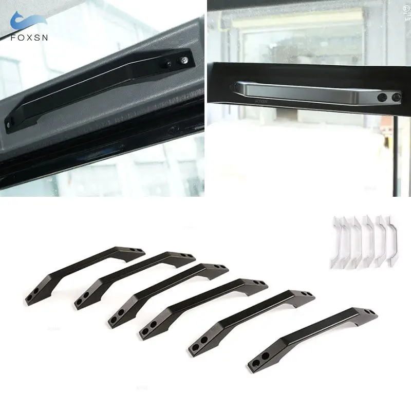 For Land Rover Defender 90 110 130 2004 2005 2006 2007 2008 2009 2010 - 2018 Aluminum Alloy Car Front Rear Door Roof Grab Handle