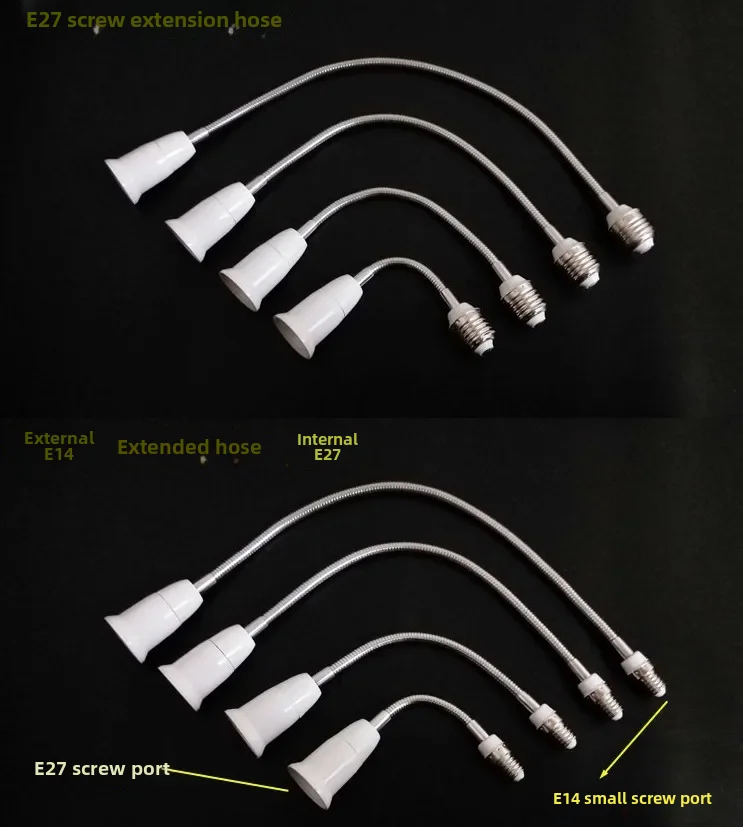 E27 do E 270k konwersja oprawki lampy przedłużenie węża uchwyt lampy przedłużenie lampy led usta śruba oprawka lampy konwerter
