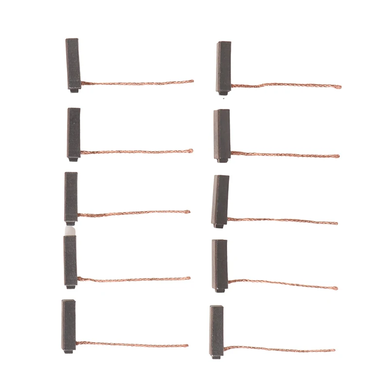 

10pcs Electric Generator Carbon Brushes 5x7x19mm for Car Alternator Power Tools Low Copper Content Car Regulator