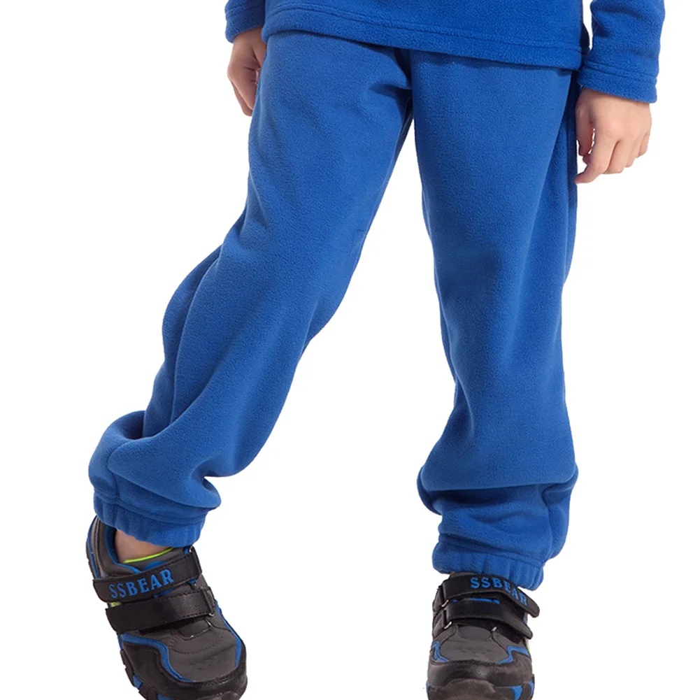 Children's Warm Trousers,Fleece Thick Sports Pants,Kids Winter Climbing Pants,Boys Casual Trousers