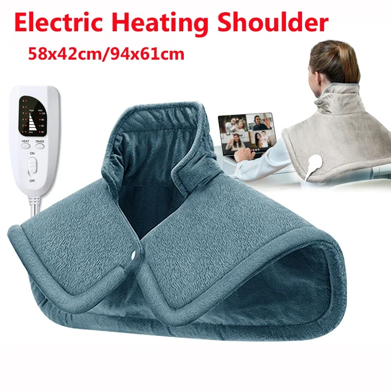 

Электрический подогрев, грелка для плеч, шеи, шейный бандаж, термокомпресс, облегчение боли, теплая спина, 6-температурный контроллер