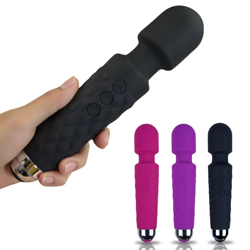 Female Vagina Massager Adult Sex Toy for Woman Powerful AV Vibrator Nipple Massager G Spot Dildos Magic Wand Clitoris Stimulator
