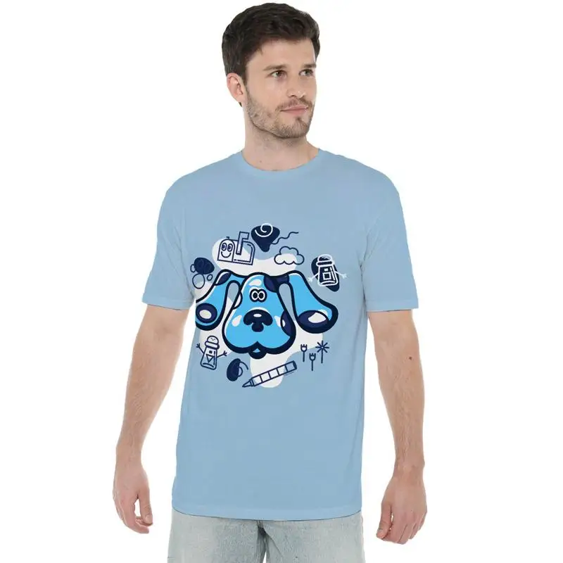 Футболка Blues Clues Classic And Friends S 2XL светло-голубая