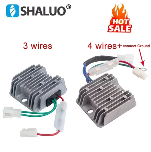 Imagen 1 del producto Estabilizador de generador diésel 170F 178F 186F 12V, regulador de voltaje automático AVR para piezas de generador KDE3500 KDE5000 KDE6500