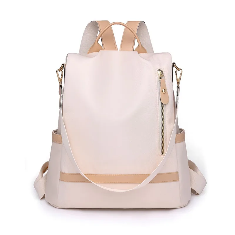 حقيبة ظهر نسائية ربيعية بسيطة من النايلون لعام 2025 حقيبة كتف ذات سعة كبيرة حقيبة نسائية عصرية عالية الجودة للبيع بالجملة #4