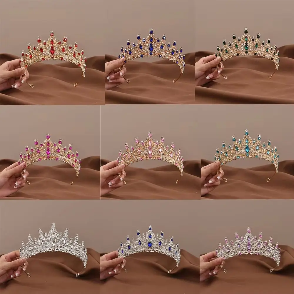

Fairy Rhinestone Romantic Headband Headwear Luxury Wedding Crown Sweet Headdress Bride Tiara Pendant