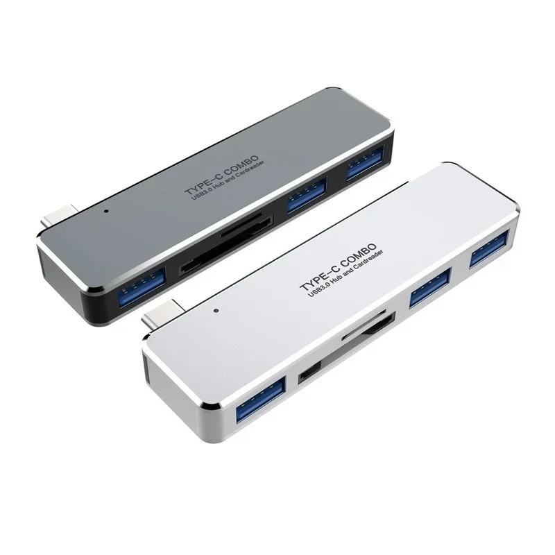 USB Type-C Hub Adapter with USB-C USB 3.0 SD TF Reader For Tablet MacBooks Pro Air Adapter Type-C Docking Station