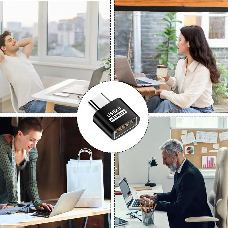 Адаптер USB к USB C мама адаптер Usb к C адаптер из цинкового сплава металлический Адаптер для быстрой передачи данных OTG для смартфона и