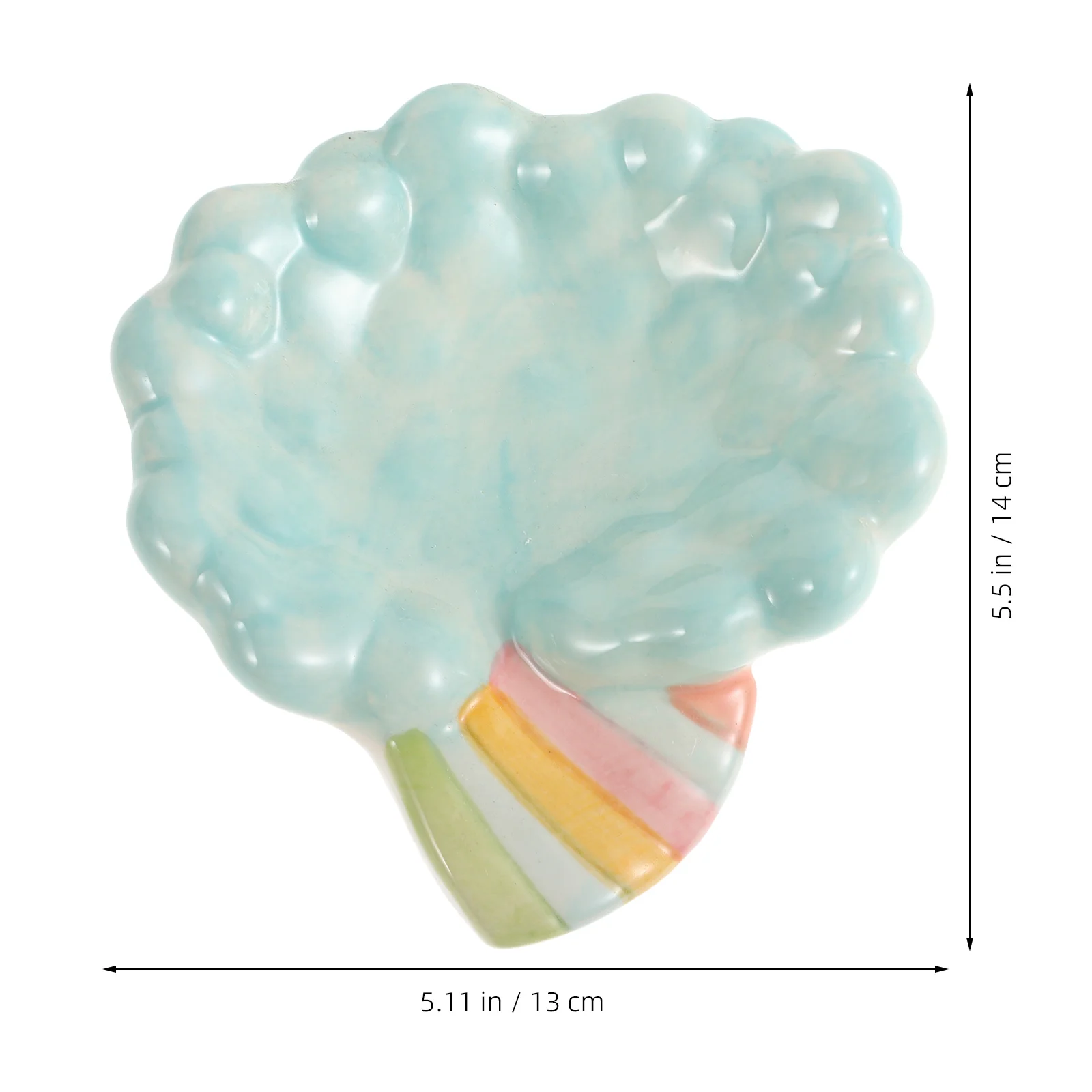 صينية الغرور للحمام، صواني لطيفة للديكور على شكل سحابة، حاوية مجوهرات، طبق حلية، طبق من السيراميك