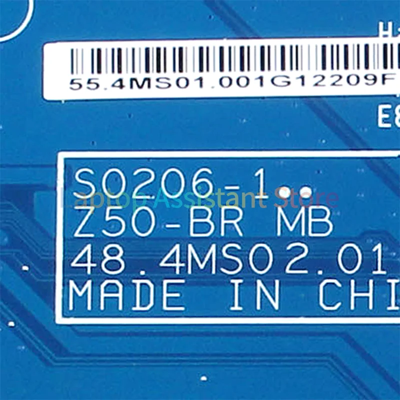 S0206-1 Z50-BR 48.4 ms02. 01 per SONY VAIO VPC-EL VPCEL22FX MBX-252 scheda madre del computer portatile muslime450 Test della scheda madre del Notebook