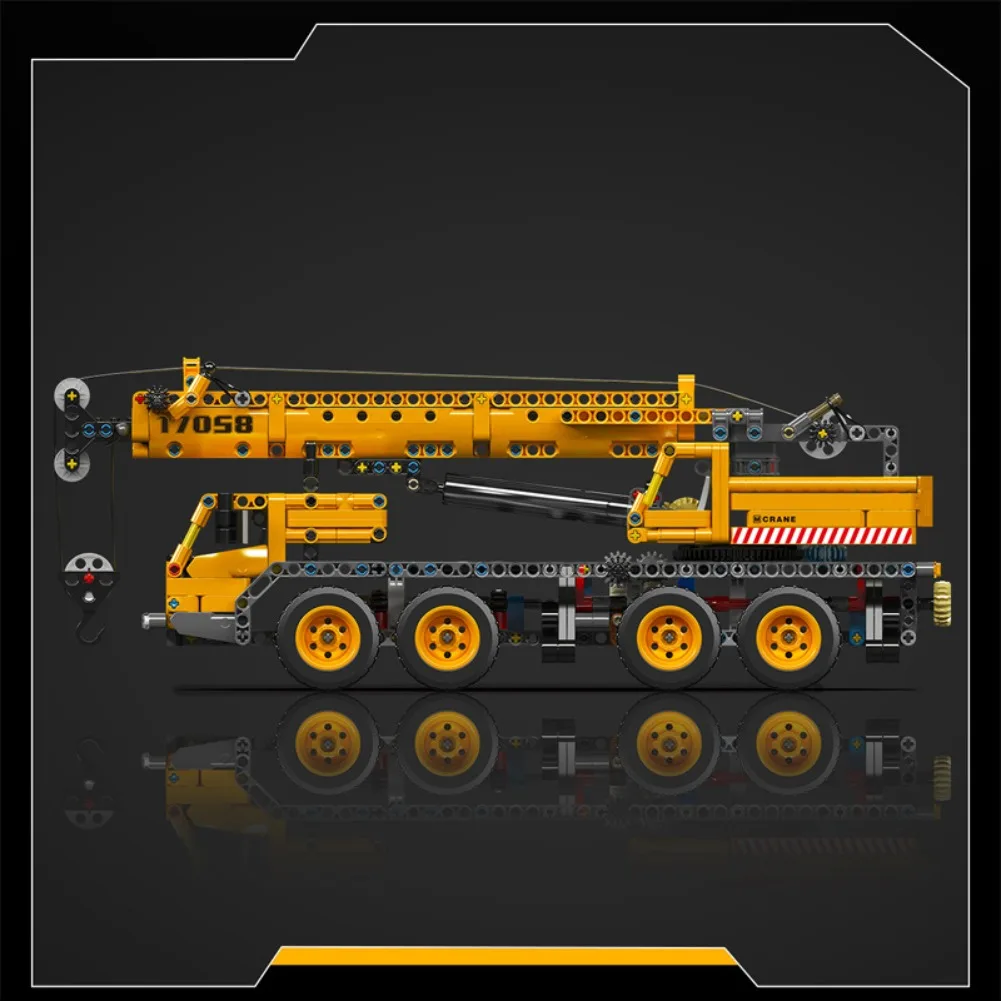 MOLD KING 17058 MOC 997 Uds. Juego de modelos de camión grúa mecánica bloques de construcción juguete educativo ensamblado para chico regalo para adultos