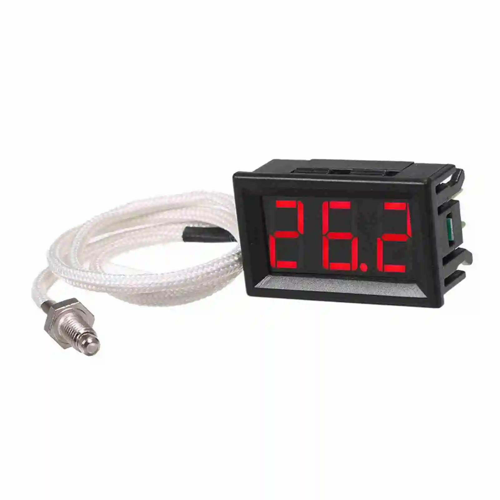 Termómetro digital industrial XH-B310 Probador de temperatura de termopar M6 tipo K de 12 V -30 ~ 800 ℃   Termógrafo LED de alta precisión