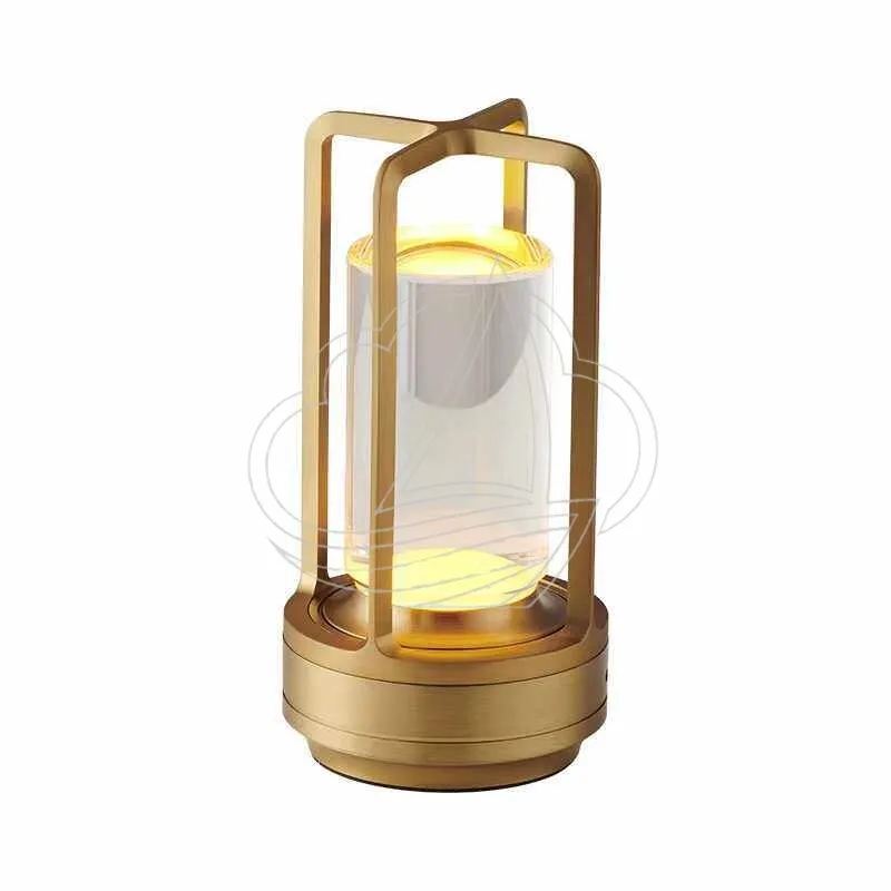 Vintage LED Night Light USB Rechargeable Table Lamp Ambient Light for Bar Camping