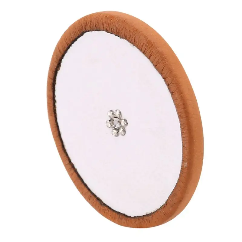 B48B-125 Pcs Professional Leather Tenor Saxophone Pads Orange Sax Pads Replacement Woodwind Musical Instruments Parts