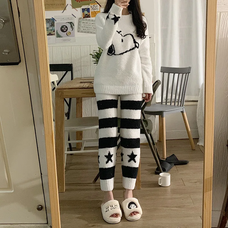 Winter Men's Home Slippers Warm Plush Velvet Fur Shoes Unisex Lager Size Indoor Cotton Slides Men Women Slippers Brown