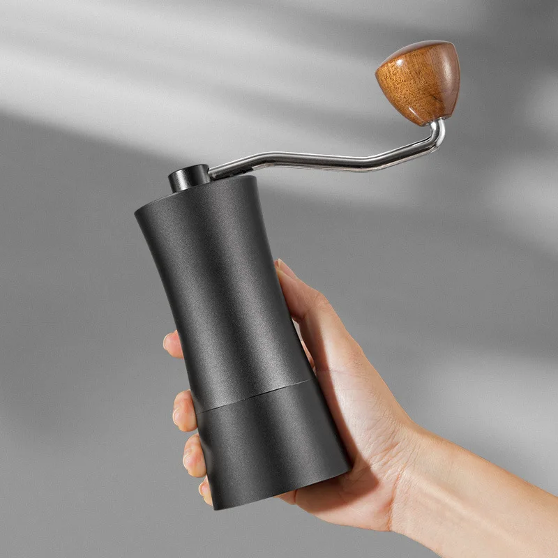New Manual Hand-Crank Coffee Bean Grinder Hand-Operated Coffee Mill Grinder with Light Luxury Retro Design Made in China