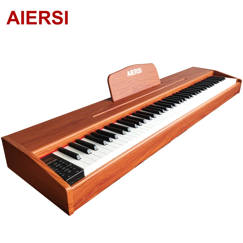 Aiersi Brand Self Playing Professional 3 Pedal Electronic Piano 88 Key Hammer Action Weighted Keyboard Digital Walking Piano