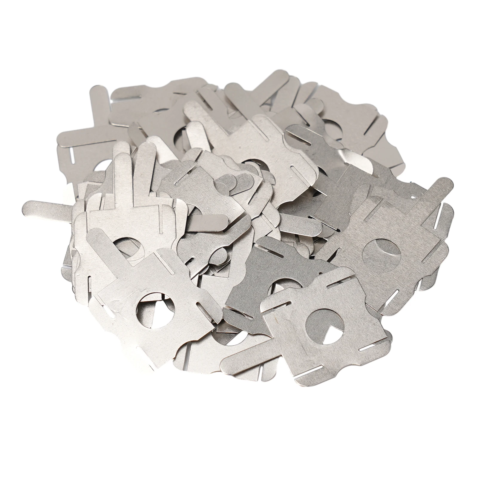 50Pcs/set 4S Lithium Battery Pack Replace Spot Welding Nickel Sheet U-Shaped For Computer Battery Welding Tool Accessories