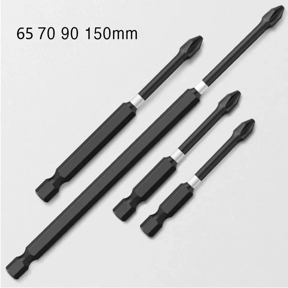 Strong Magnetic Screwdriver Cross High Hardness Hand Electric Drill Screw Electric Screwdriver Set 65 70 90 150mm