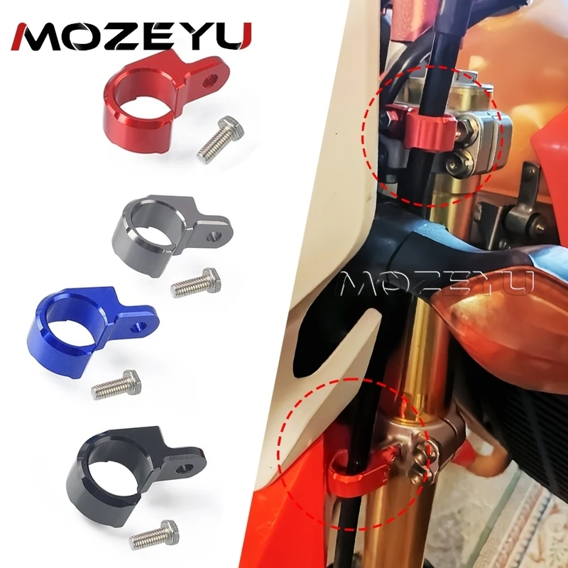 

For Honda CRF250L 250M CRF250 L/M 2012 2013 2014 2015 CR 250 125 CNC Front Brake Hose Holder Clamp Brake Cable Clamp Accessories