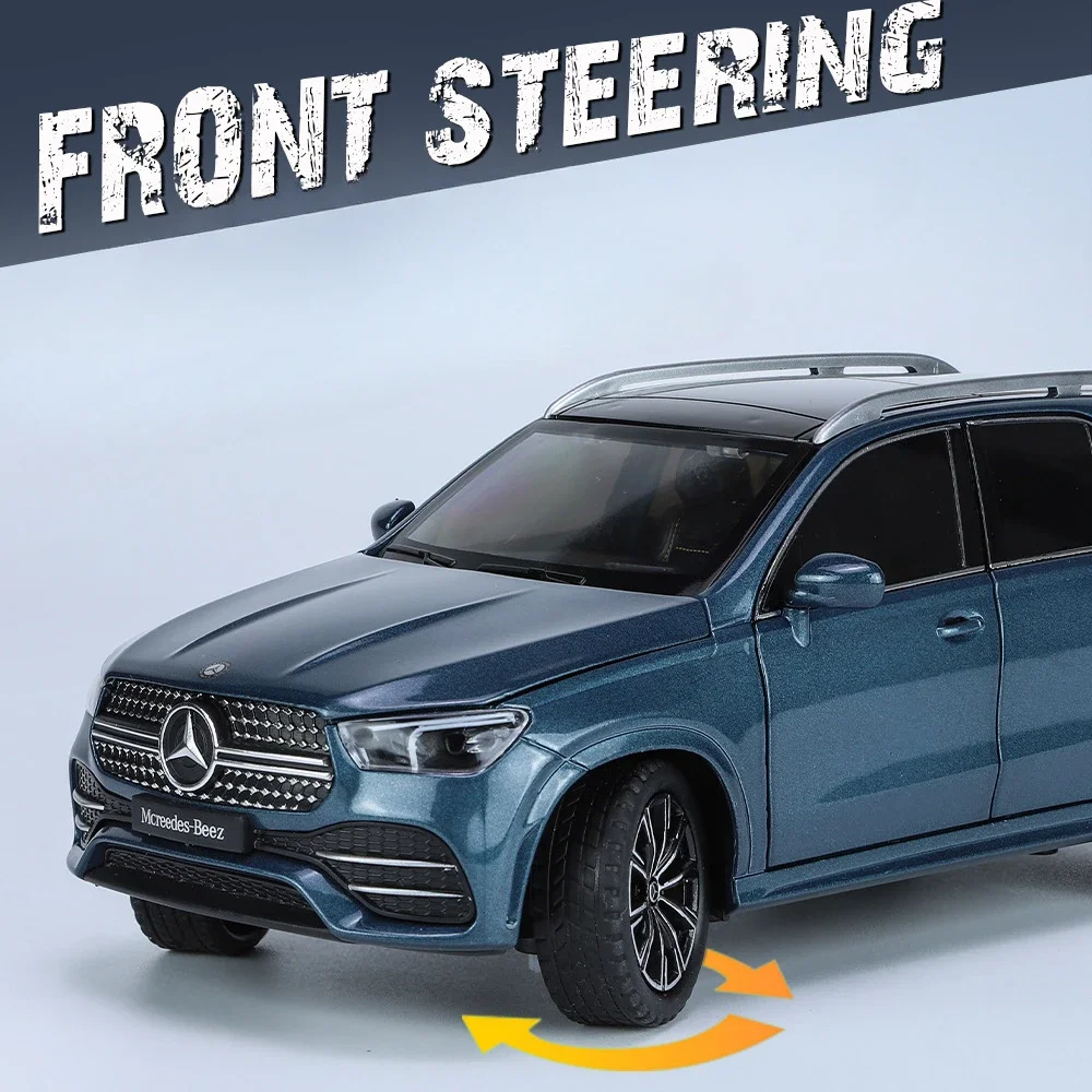 GLE350 Geländewagen Modell Metallfahrzeuge Simulation Druckguss 1:24 Benzs Jungen Geschenk Sound Licht Collective voiture miniatur