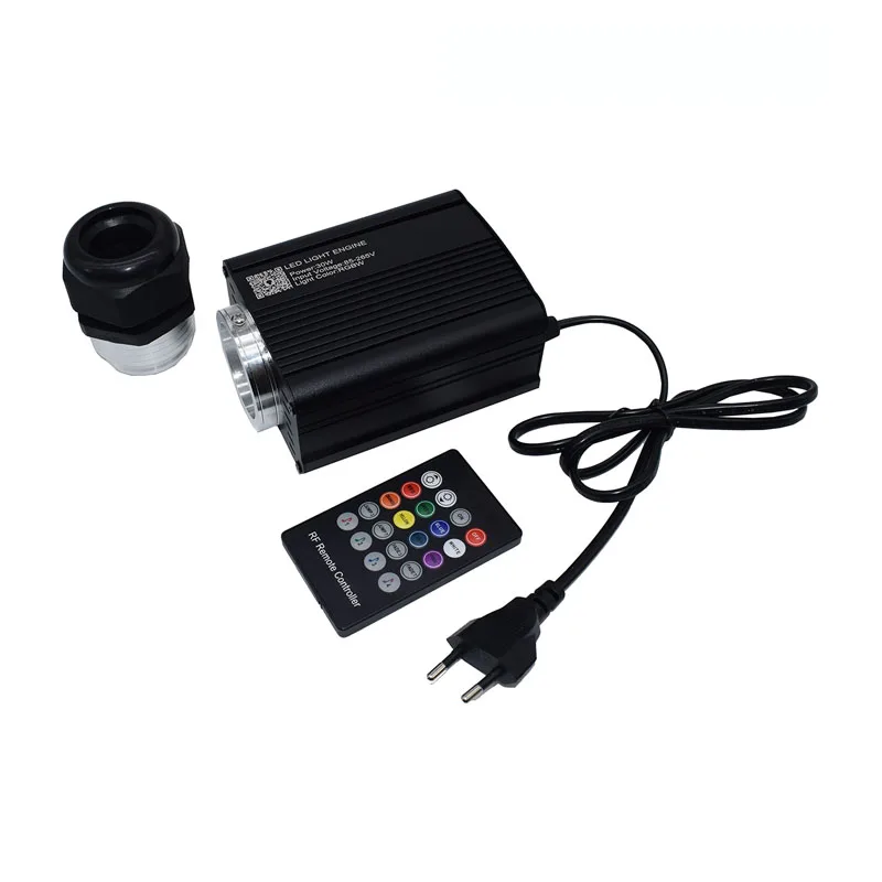 1X Super Brightness APP Control 30W RGBW LED Fiber Optic Engine RF Control For All Fiber Optic Cable Ceiling Lighting