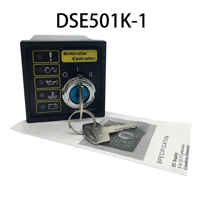 DSE501K-1 diesel generator controller DSE501K manual key start control panel replacement deep-sea engine control module