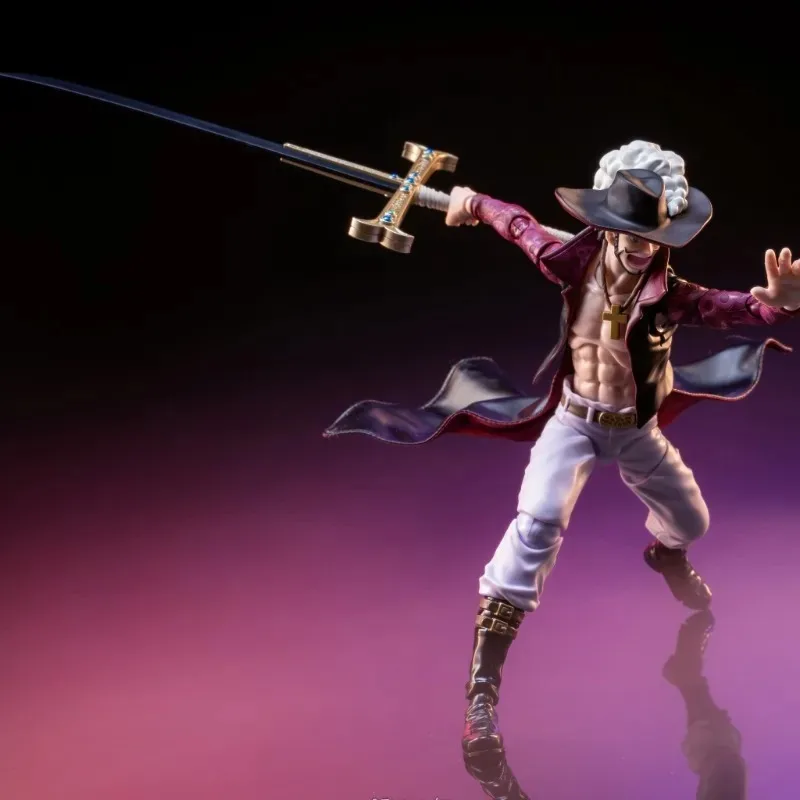 One Piece 1/12 Scale Japanese Anime Dracule Mihawk Black Skirt Clothes for 6'' Shf Action Figures Doll Body Ornament - view 5