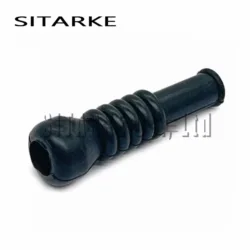 10Pcs 2 Pin Superseal 1.5 Series Electrical Horn Plug Protective Sleeves Automotive Connector Caps Rubber Boot Covers for Automo