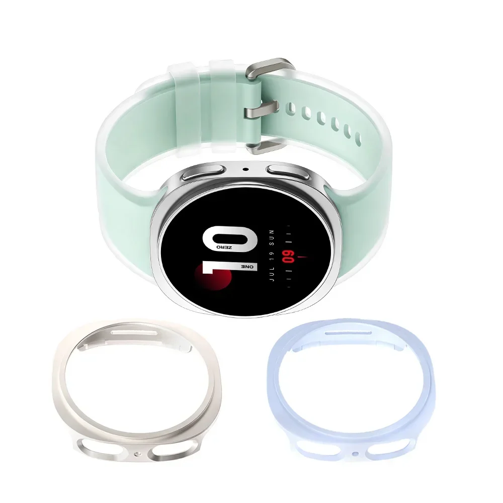 2-in-1-Schutzhülle + Armband für Samsung Galaxy Watch 8 9 40 mm 44 mm, Displayschutz aus Glas/hohler Schutzrahmen, Sport-Silikonarmband für Galaxy Watch 9/8 – Detail 17