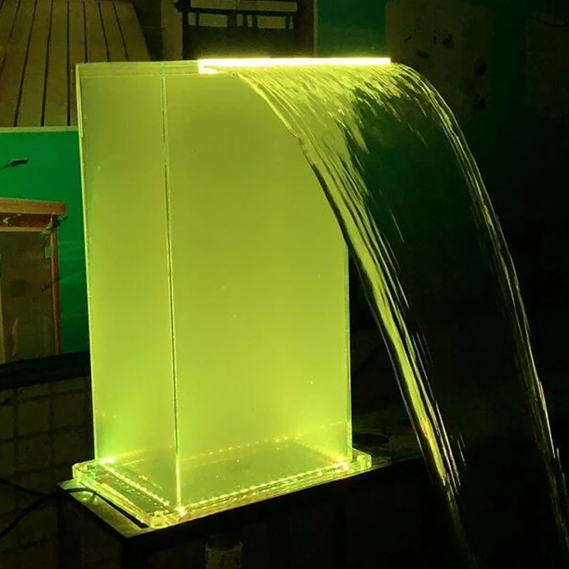 Watergordijn Buitenzwembaduitrusting Zwembad Acryl Zwembad Spa SPA Impact Bad Groef Bad Pat Bad