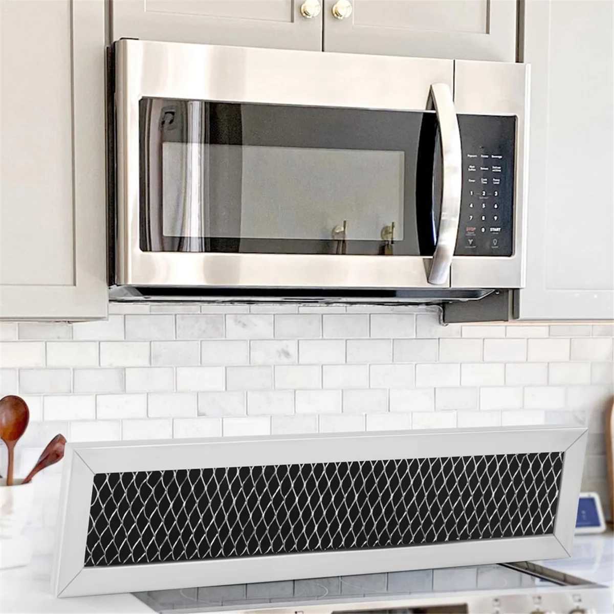 Reemplazo de filtro de carbón para microondas A20M, 2 uds., para Jx81L Wb02X11550, repuesto de filtro de microondas, filtro de carbono de aire de 10 pulgadas